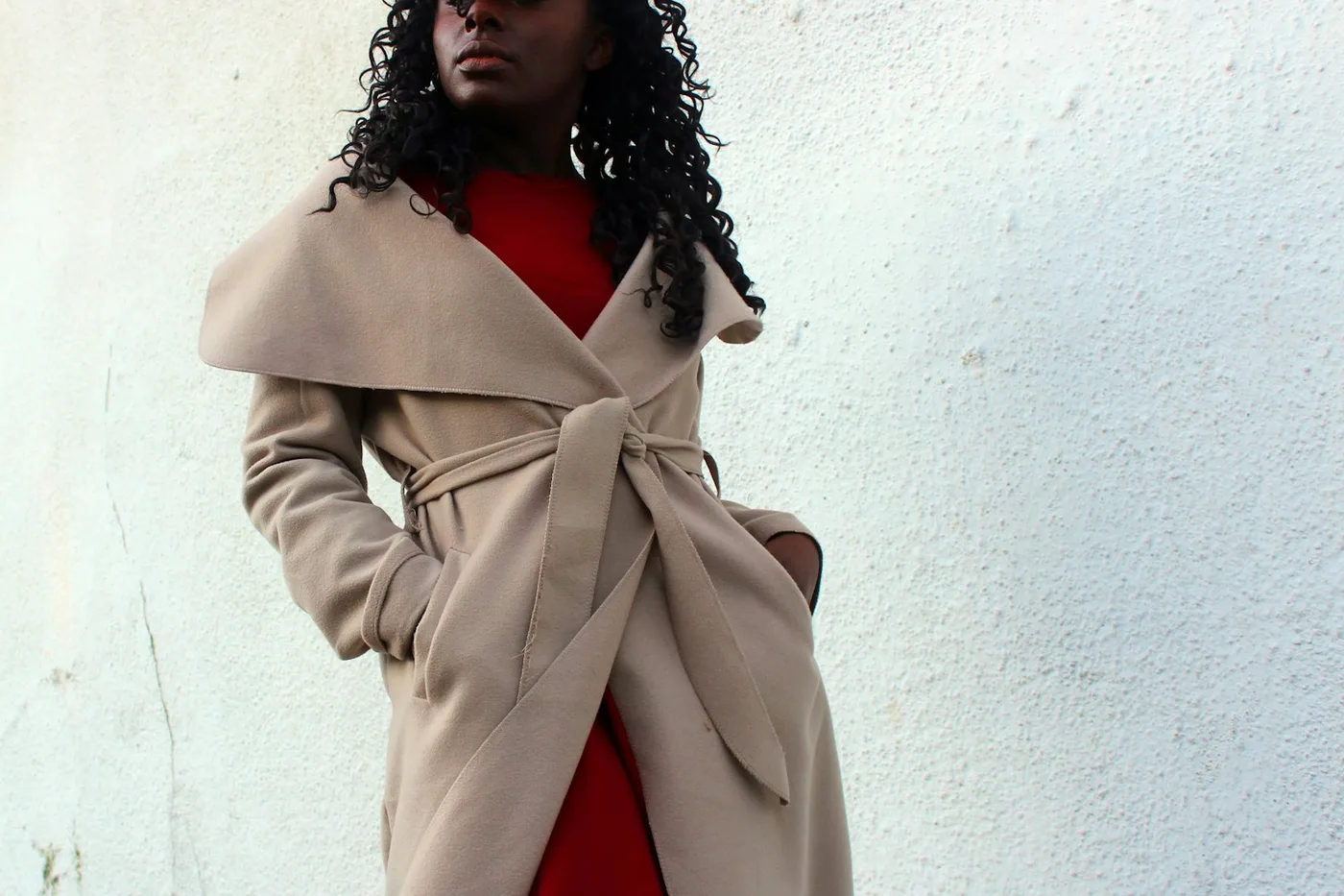 Signature Long Alpaca & Wool Coat Signature