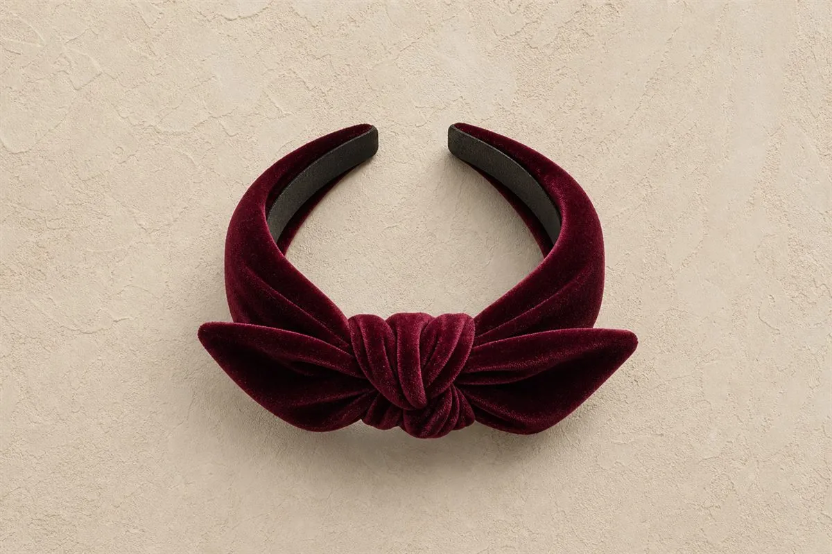 Knotted Velvet Headband Limited Edition